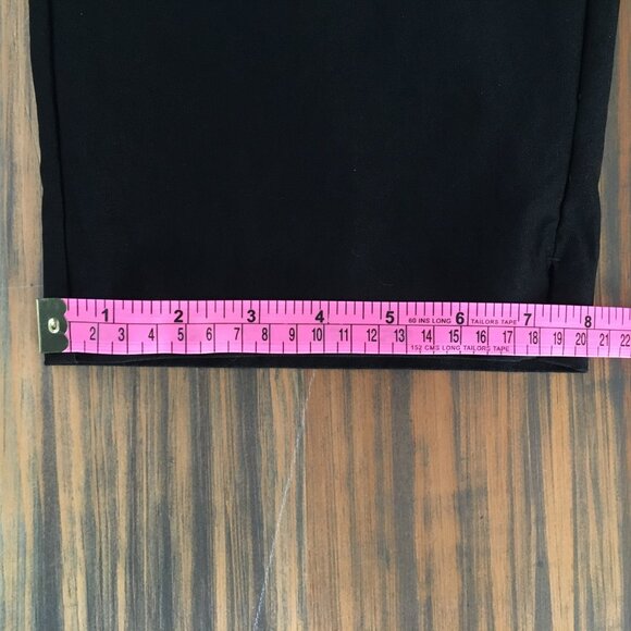 [Denver Hayes] Black False Pocket Dress Capris | 12 | Great - Picture 8 of 14